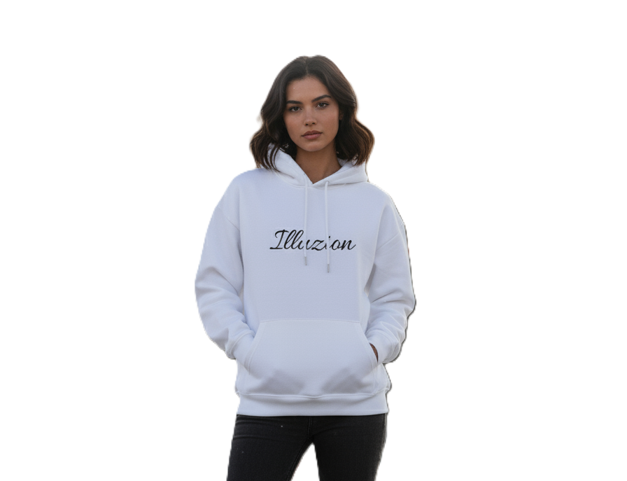 "Illuzion" Oversized Graphic Hoodie
