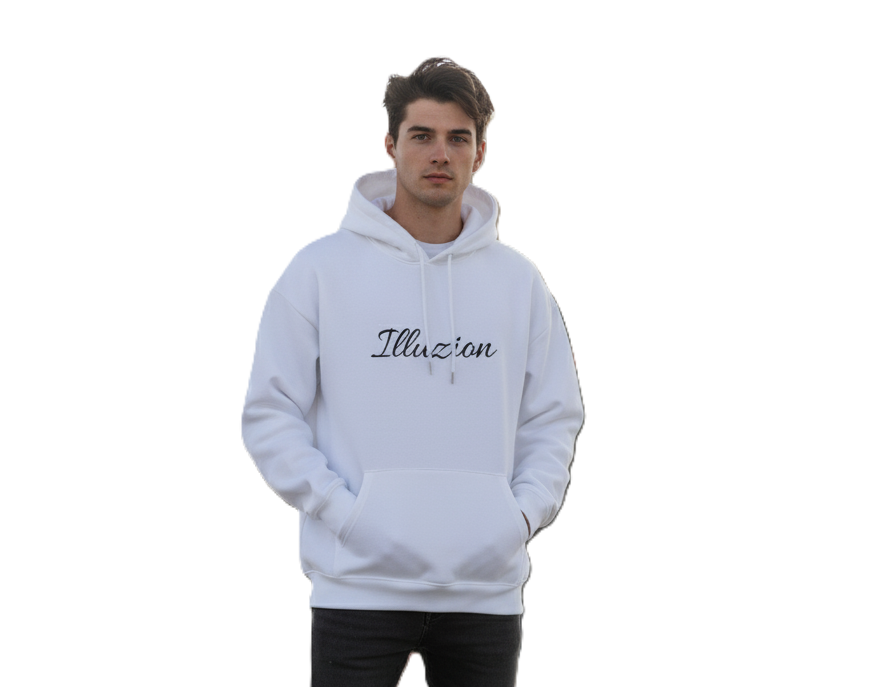 "Illuzion" Oversized Graphic Hoodie
