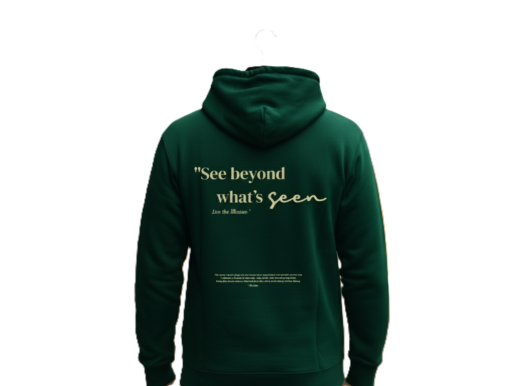 "Beyond What's Seen" Statement Hoodie
