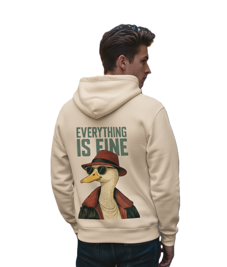 "Everything Is Fine" Detective Duck Hoodie