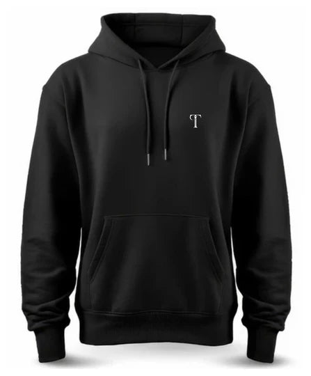 Men Hoodie (Black) - oversize | DTF GSM-360